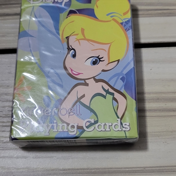 Bicycle Disney Tinkerbell Playing Cards, Tin Box Keyring, Sour Candy Tin & Towel - Picture 9 of 9